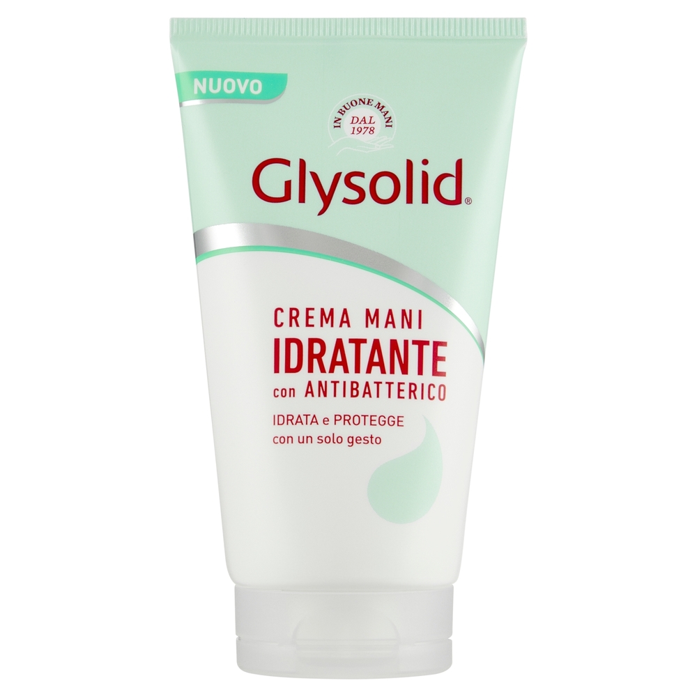 Glysolid Crema Mani Idratante con Antibatterico 75 ml